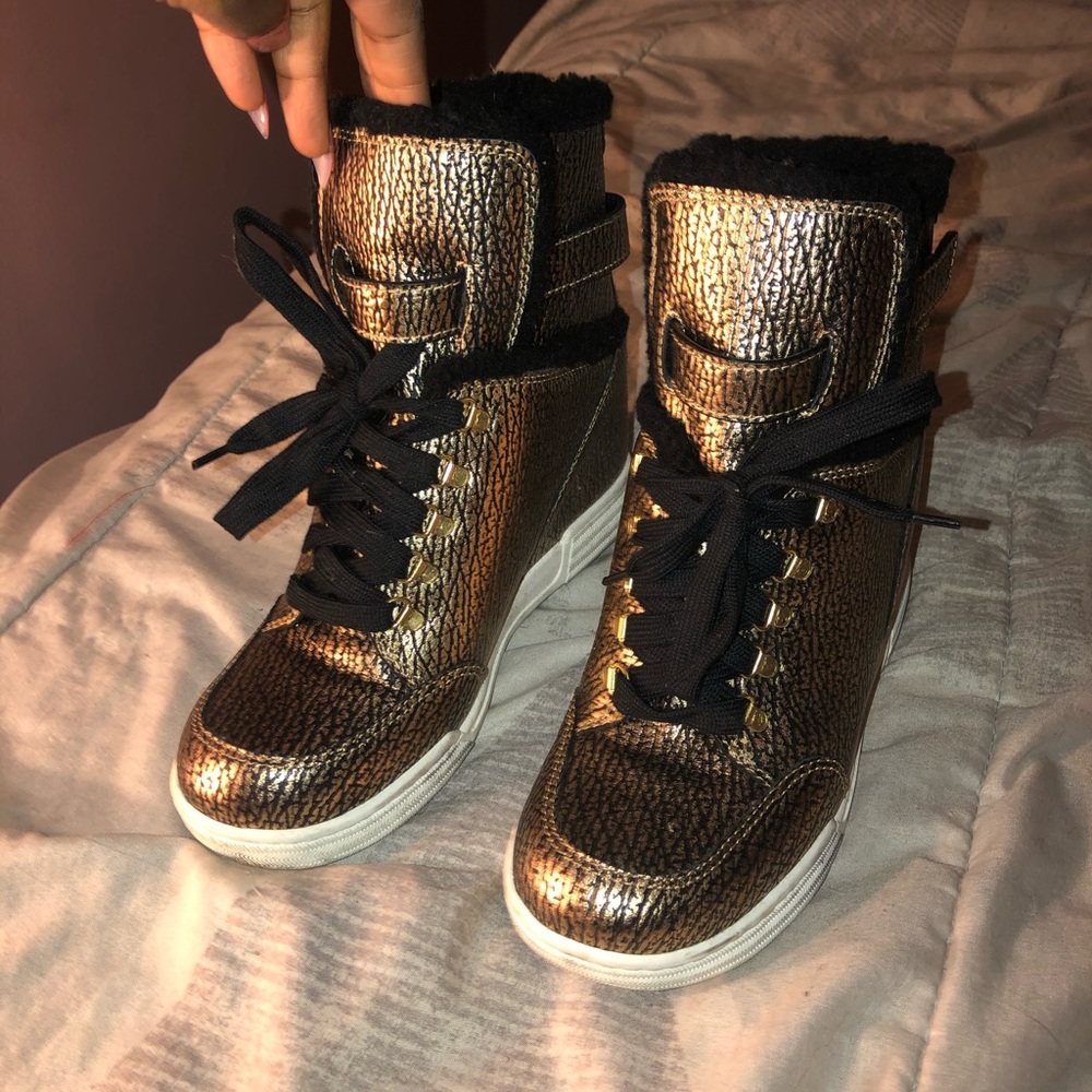 Marc jacob wedge heel sneakers